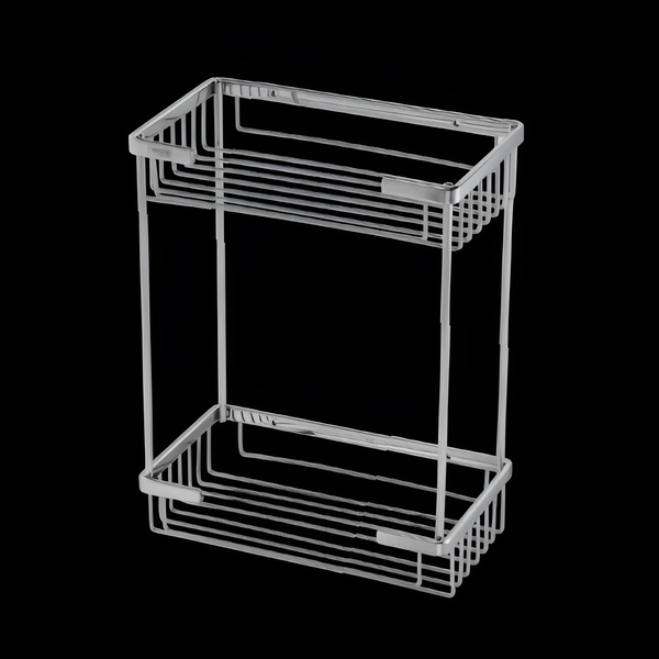 Kệ Đựng Inox 2 tầng CAESAR ST859 Gắn Tường Chữ Nhật