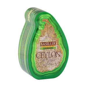 Trà Basilur Island of Tea Map Green (Hộp 100g)