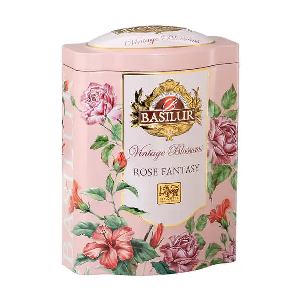 Trà Basilur Rose Fantasy – Hộp thiếc 100g