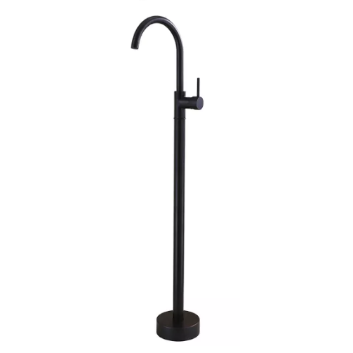 Vòi đặt sàn màu đen dùng cho chậu chân đứng và bồn tắm độc lập Daelim-080B