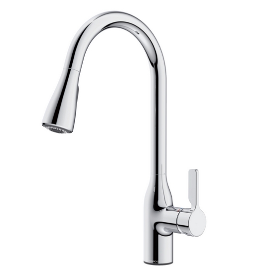 Vòi rửa bát dây rút JOMOO 33138-123-1B-Z nóng lạnh