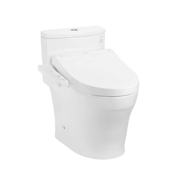Bàn cầu một khối TOTO, kèm nắp rửa điện tử WASHLET - MS885DW16