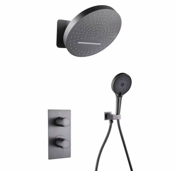 Sen tắm âm tường Daelim DL-321 (Bát to 32x32 cm) , sen tắm gắn tường .