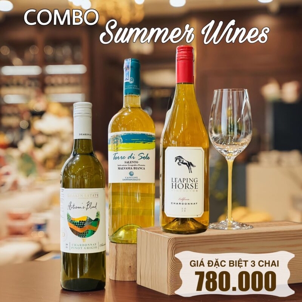 Combo Summer Wines (3 chai vang trắng)