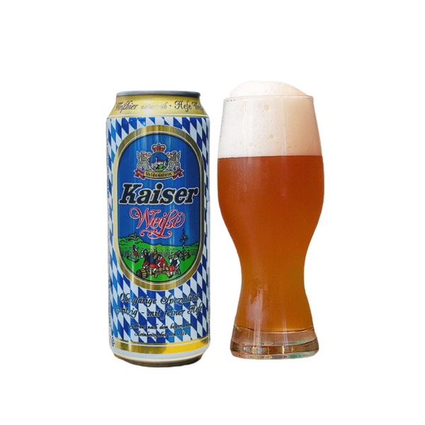 Bia Veldensteiner Kaiser Weissbier 5,1% Đức – Thùng 24 lon 500ml