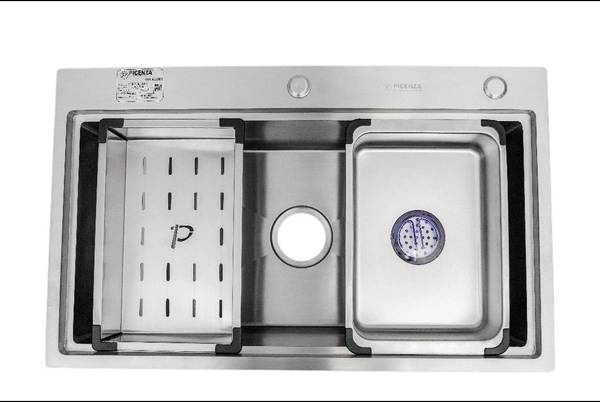 Chậu rửa bát Picenza 1 hố HMHB 7646-304 (760x460x230mm)