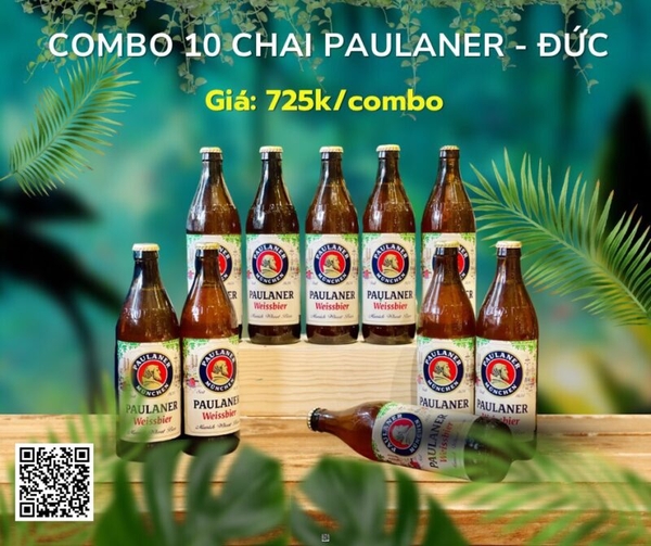 Combo 10 chai bia Paulaner – Đức