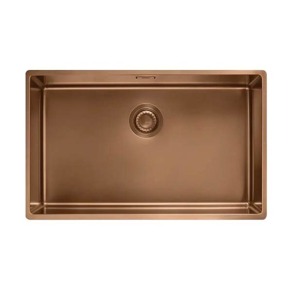 CHẬU RỬA CHÉN BÁT INOX 1 HỐ MẠ MÀU FRANKE BXM 210/110-68 COPPER