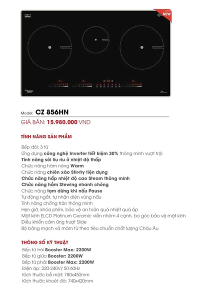 Bếp từ Canzy CZ-856HN