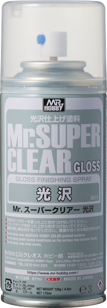 SƠN PHỦ BẢO VỆ MÔ HÌNH TOPCOAT MR.SUPER CLEAR Gloss (Bóng)
