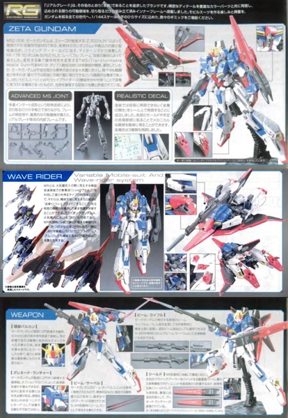 RG 1/144 ZETA GUNDAM