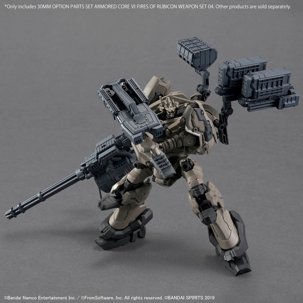 PHỤ KIỆN 30MM ARMORED CORE Ⅵ FIRES OF RUBICON WEAPON SET 04