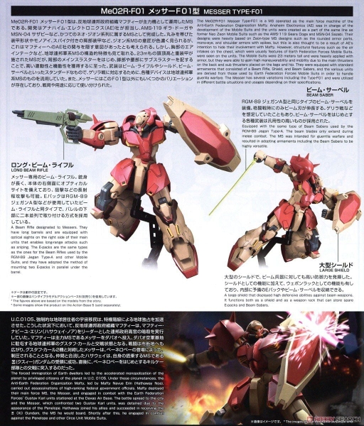 HGUC 1/144 MESSER TYPE-F01