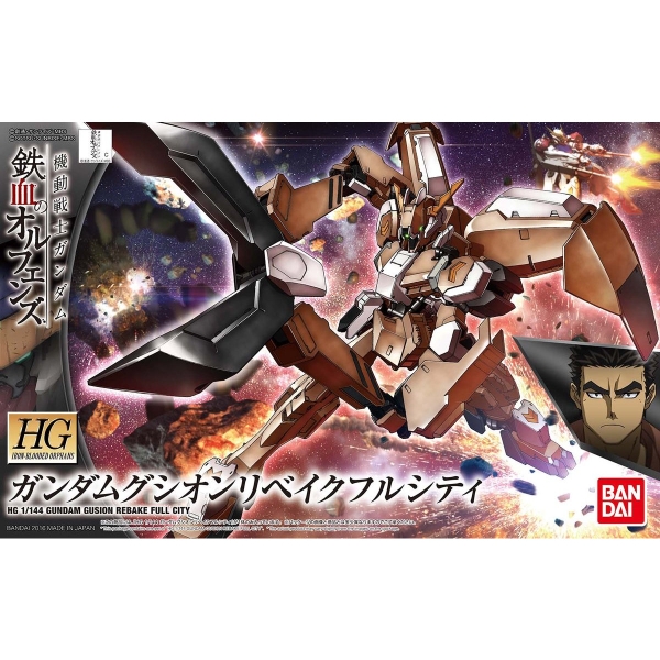 HG IBO 1/144 GUNDAM GUSION REBAKE FULL CITY