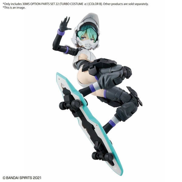 PHỤ KIỆN 30MS OPTION PARTS SET 22 (TURBO COSTUME α) [COLOR B]