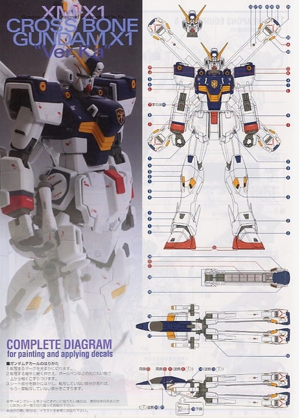 MG 1/100 CROSSBONE GUNDAM X-1 ver.Ka