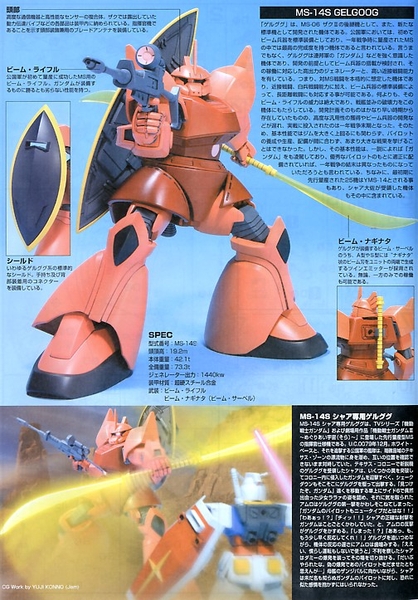 HGUC 1/144 CHAR'S GELGOOG