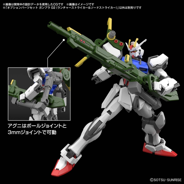 PHỤ KIỆN 1/144 OPTION PARTS SET GUNPLA 02 (LAUNCHER STRIKER & SWORD STRIKER)