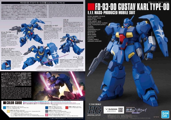 HGUC 1/144 GUSTAV KARL TYPE-00