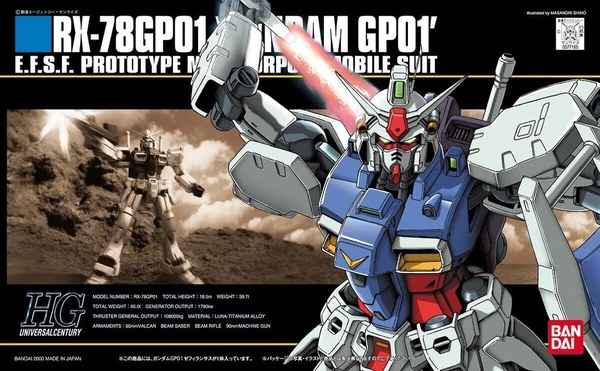 HGUC 1/144 GUNDAM GP01
