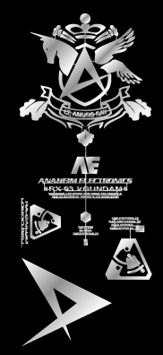 PHỤ KIỆN METAL STICKER SYMBOL CHO MG NU GUNDAM