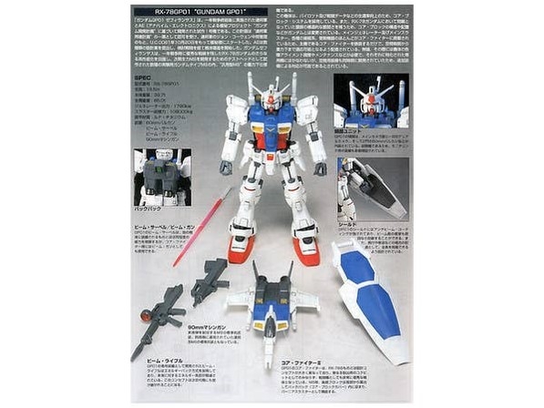 HGUC 1/144 GUNDAM GP01