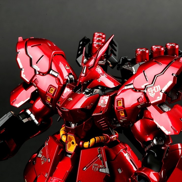 PHỤ KIỆN METAL STICKER - Decal kim loại cho RG Sazabi màu vàng gold