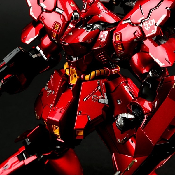 PHỤ KIỆN METAL STICKER - Decal kim loại cho RG Sazabi màu vàng gold