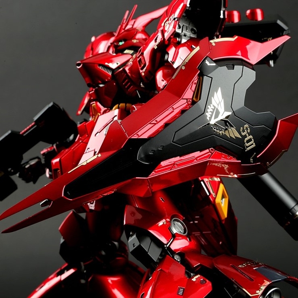 PHỤ KIỆN METAL STICKER - Decal kim loại cho RG Sazabi màu vàng gold