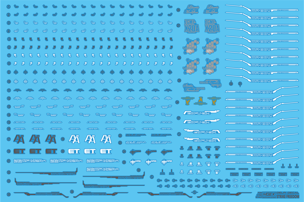 PHỤ KIỆN WATER DECAL CHO MGEX STRIKE FREEDOM GUNDAM