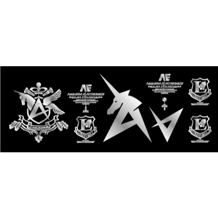 PHỤ KIỆN METAL STICKER SYMBOL CHO RG NU GUNDAM