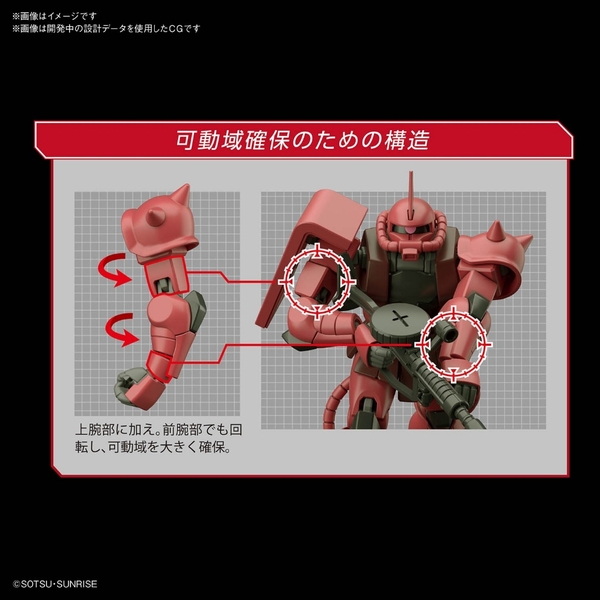HGUC 1/144 CHAR’S ZAKU Ⅱ