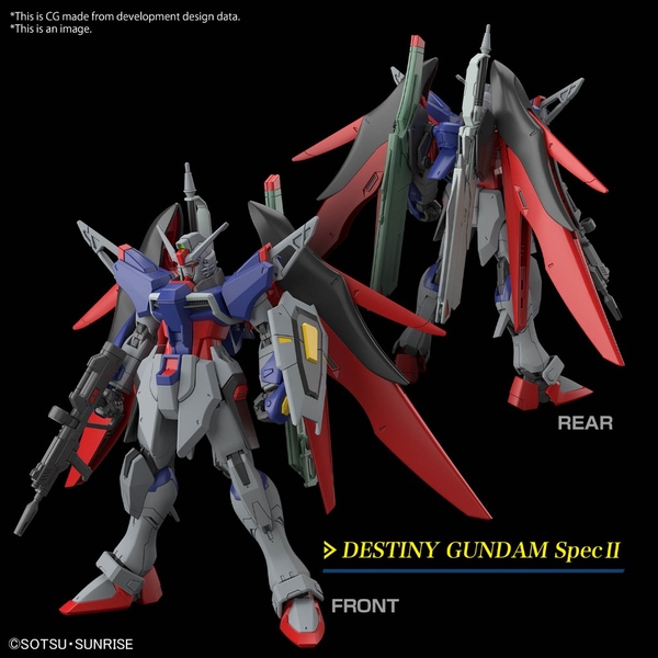 HGCE 1/144 DESTINY GUNDAM SpecⅡ & ZEUS SILHOUETTE