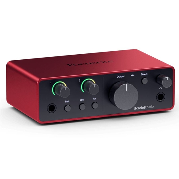 Soundcard thu âm Focusrite Scarlett Solo (Gen4)