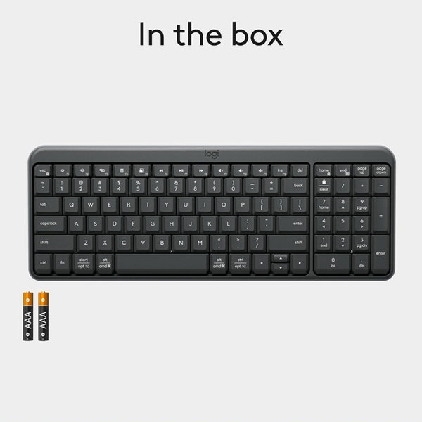 Bộ bàn phím chuột Logitech MK251 đen