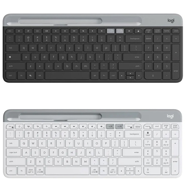 Bàn Phím Không Dây Logitech Slim K580 (đen/trắng)