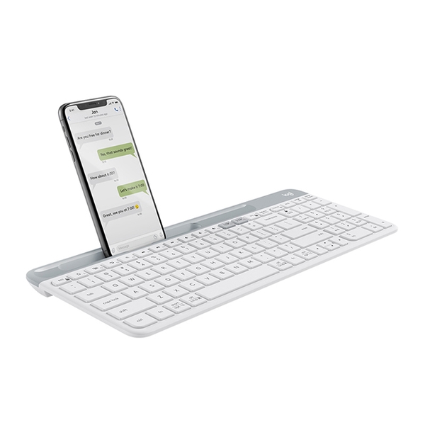 Bàn Phím Không Dây Logitech Slim K580 (trắng)