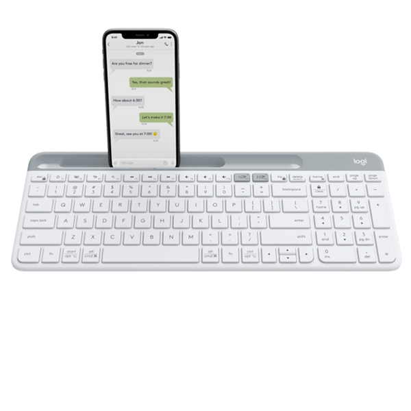 Bàn Phím Không Dây Logitech Slim K580 (trắng)