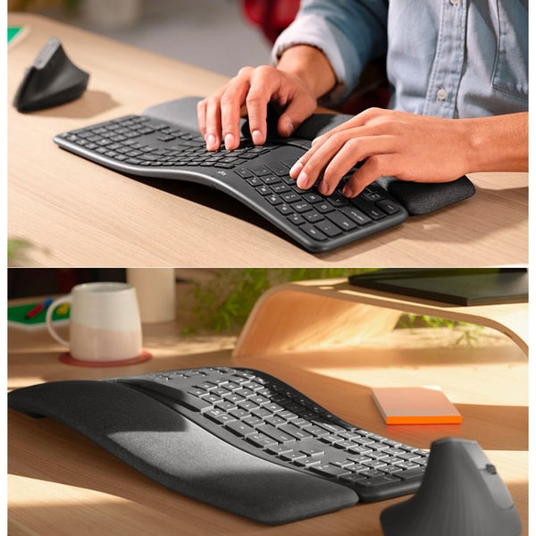 Bàn phím Logitech ERGO K860 (Đen)