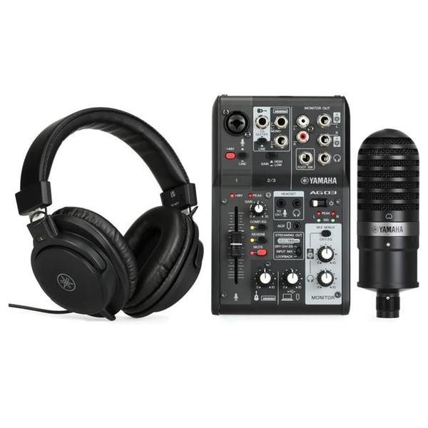 Bộ Mixer livestream Yamaha AG03MK2