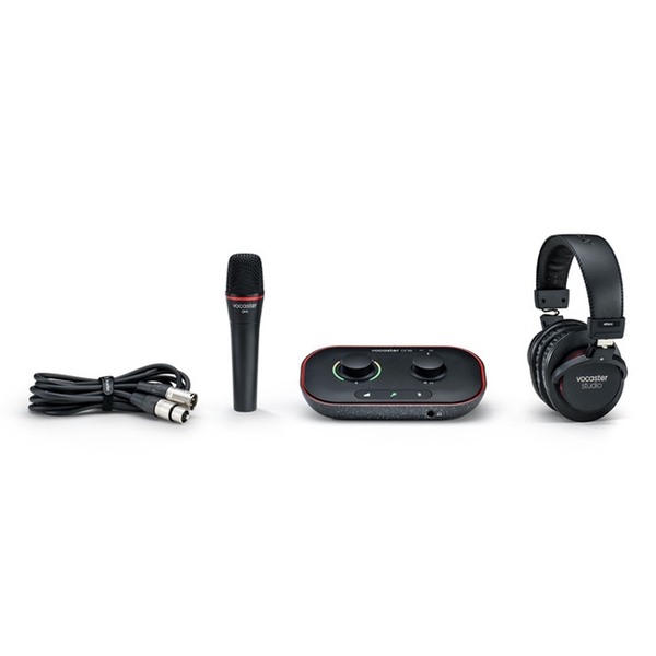 Combo thu âm Focusrite Vocaster One Studio - tặng kèm chân đế micro để bàn