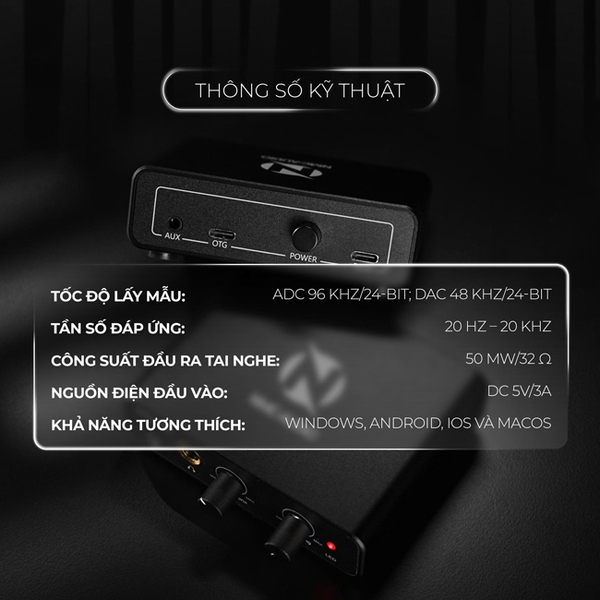 Boxlive NMC Audio SC379-Stereo for iOS/Android
