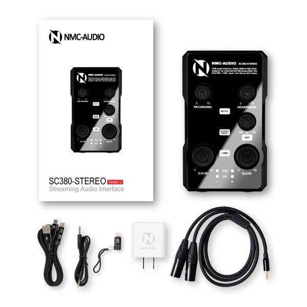 Boxlive Streaming Audio Interface SC380 Stereo for iOS/Android