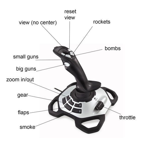 Cần lái Logitech 3D Pro