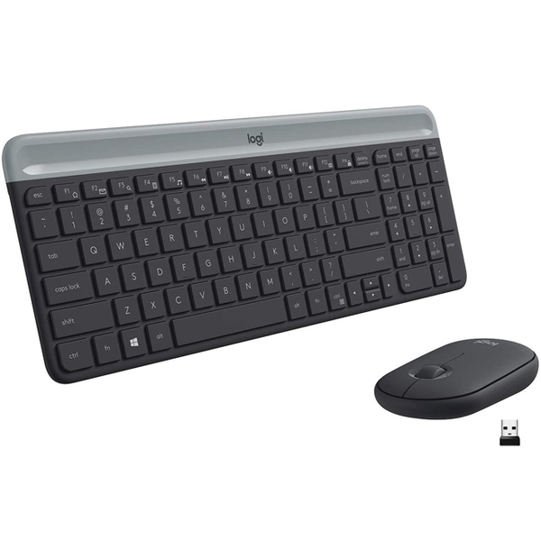 Combo Bàn Phím Chuột Không Dây Logitech MK470 Slim
