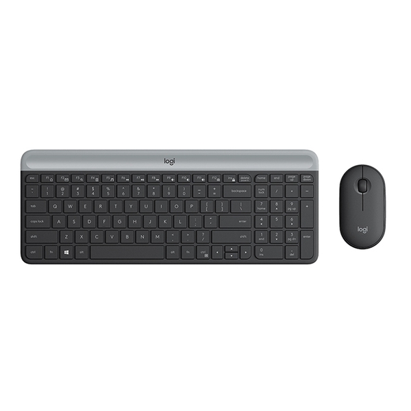 Combo Bàn Phím Chuột Không Dây Logitech MK470 Slim