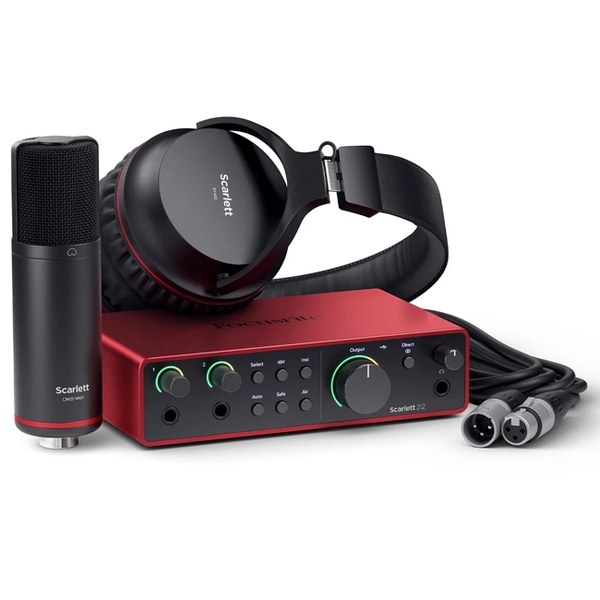 Combo thu âm Focusrite Scarlett 2i2 Studio (Gen 4)