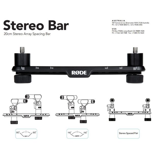 Giá đỡ micro đôi Rode Stereo Bar