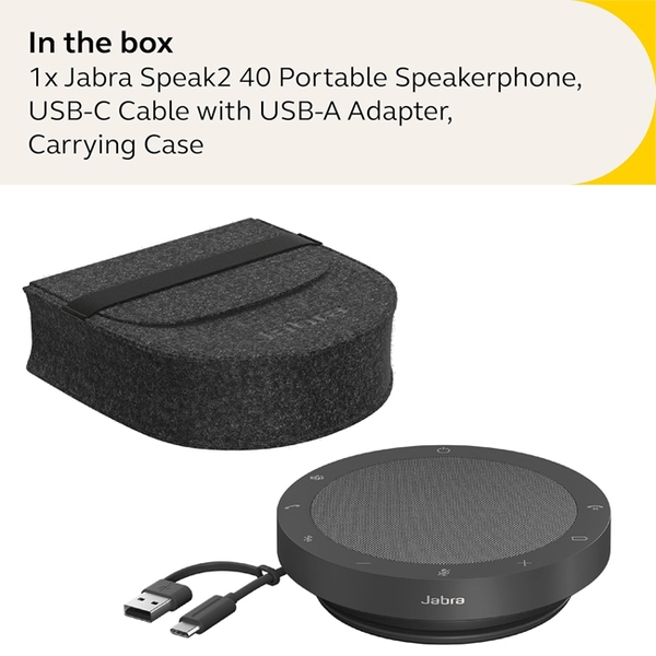 Micro kèm loa họp trực tuyến Jabra Speak2 40