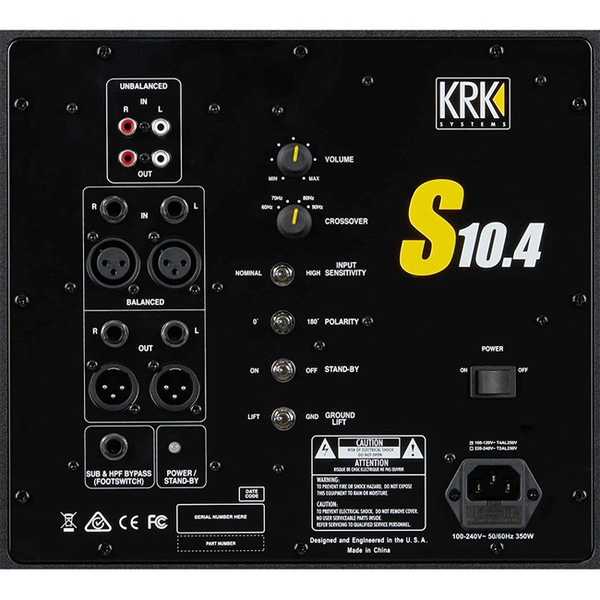 Loa Sub kiểm âm KRK S10.4